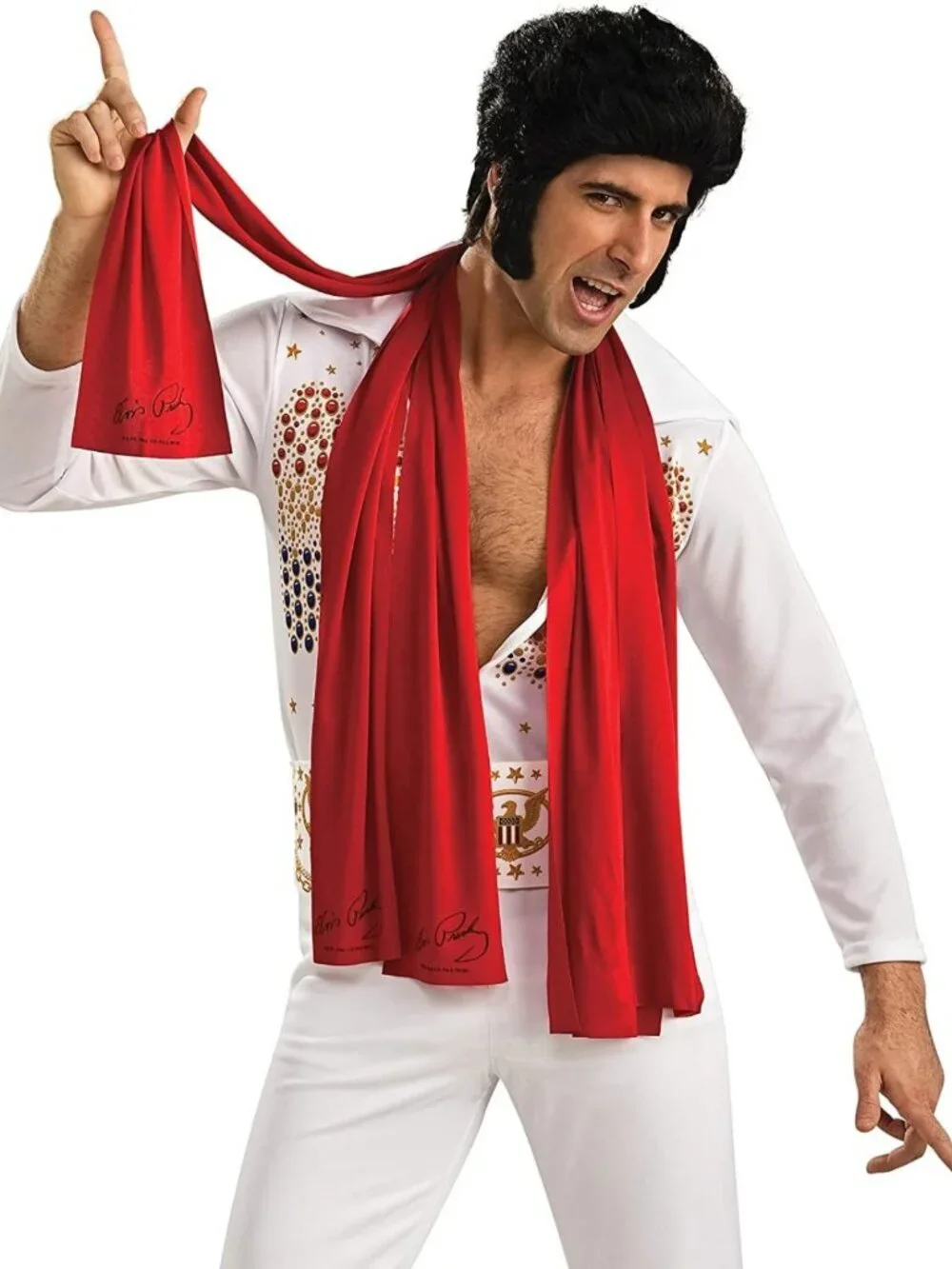Stylish Elvis Presley Scarves for Adults - Vintage-Inspired Accessories, No Size